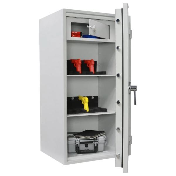 Rottner feuersicherer Wertschutzschrank EN1 Opal Fire OPD-120 IT Premium Doppelbartschloss T05645